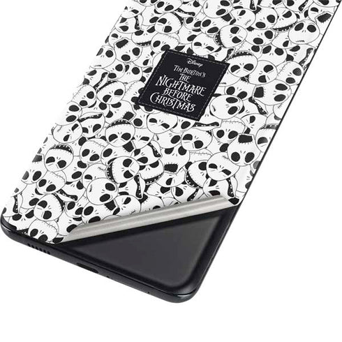 Disney The Nightmare Before Christmas Jack Skellington Pattern Galaxy S21 Plus 5G Skin